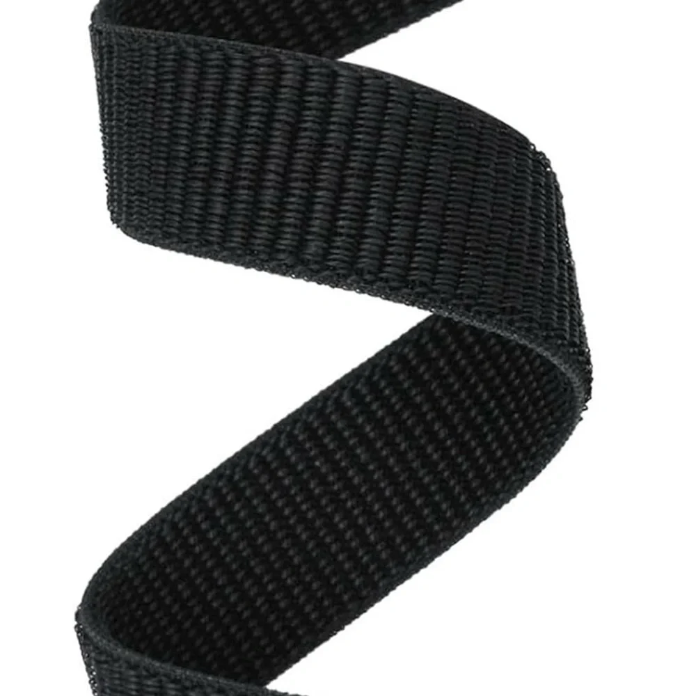Black Abanen Hook & Loop watch Band